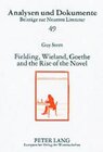 Buchcover Fielding, Wieland, Goethe, and the Rise of the Novel