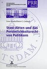Buchcover Stasi-Akten und das Persönlichkeitsrecht von Politikern