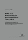 Buchcover Integrierte Kommunikation von Sustainability-Netzwerken