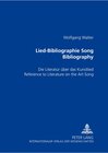 Buchcover Lied-Bibliographie - Song Bibliography