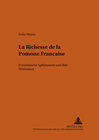 Buchcover «La Richesse de la Pomone Française»