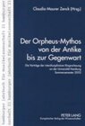 Buchcover Der Orpheus-Mythos von der Antike bis zur Gegenwart