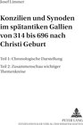 Buchcover Konzilien und Synoden im spätantiken Gallien von 314 bis 696 nach Christi Geburt
