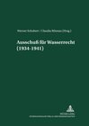 Buchcover Ausschuß für Wasserrecht (1934-1941)