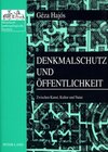 Buchcover Denkmalschutz und Öffentlichkeit