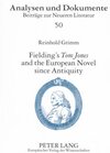 Buchcover Fielding’s «Tom Jones» and the European Novel since Antiquity