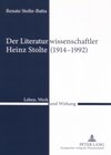 Buchcover Der Literaturwissenschaftler Heinz Stolte (1914-1992)