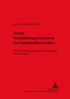 Buchcover Areale Wortbildungsvarianten des Standarddeutschen