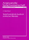 Buchcover Sprachwandel als Ausdruck politischen Wandels