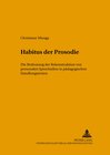 Buchcover Habitus der Prosodie