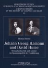 Buchcover Johann Georg Hamann und David Hume