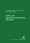 Buchcover Kinder- und Jugendliteraturforschung 2004/2005