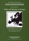 Buchcover Staat und Sprache in Europa
