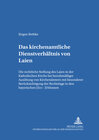 Buchcover Das kirchenamtliche Dienstverhältnis von Laien