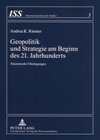 Buchcover Geopolitik und Strategie am Beginn des 21. Jahrhunderts