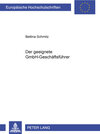 Buchcover Der geeignete GmbH-Geschäftsführer