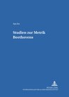 Buchcover Studien zur Metrik Beethovens