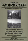 Buchcover «...wurfen hin in steine/grôze und niht kleine...»