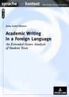 Buchcover Academic Writing in a Foreign Language