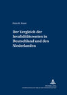 Buchcover Der Vergleich der Invaliditätsrenten in Deutschland und den Niederlanden