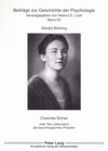 Buchcover Charlotte Bühler