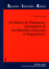 Buchcover Occitano in Piemonte: riscoperta di un’identità culturale e linguistica?