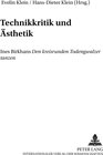 Buchcover Technikkritik und Ästhetik