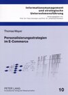 Buchcover Personalisierungsstrategien im E-Commerce