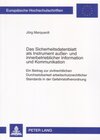 Buchcover Das Sicherheitsdatenblatt als Instrument außer- und innerbetrieblicher Information und Kommunikation