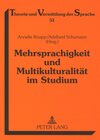 Buchcover Mehrsprachigkeit und Multikulturalität im Studium