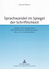 Buchcover Sprachwandel im Spiegel der Schriftlichkeit