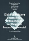 Buchcover Kleine und mittlere Unternehmen: Unternehmensnachfolge und Innovationspotenzial