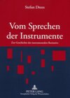 Buchcover Vom Sprechen der Instrumente