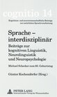 Buchcover Sprache – interdisziplinär