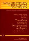 Buchcover Three Greek Apologists- Drei griechische Apologeten