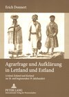 Buchcover Agrarfrage und Aufklärung in Lettland und Estland