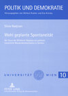 Buchcover Wohl geplante Spontaneität