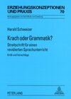 Buchcover Krach oder Grammatik?