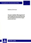 Buchcover Asset-Liability-Management und Eigentümerorientierung bei Schadenversicherungsunternehmen
