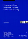 Buchcover Genanalysen in der Deutschen Privaten Krankenversicherung