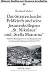 Buchcover Das österreichische Feldkirch und seine Jesuitenkollegien «St. Nikolaus» und «Stella Matutina»