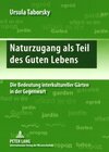 Buchcover Naturzugang als Teil des Guten Lebens