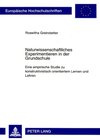 Buchcover Naturwissenschaftliches Experimentieren in der Grundschule