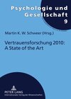 Buchcover Vertrauensforschung 2010: A State of the Art