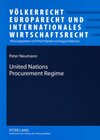 Buchcover United Nations Procurement Regime