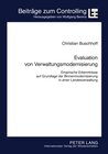 Buchcover Evaluation von Verwaltungsmodernisierung