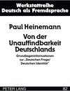Buchcover Von der Unauffindbarkeit Deutschlands