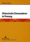 Buchcover Chinesische Einwanderer in Penang