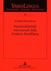 Buchcover Varietà dialettali microareali della Costiera Amalfitana