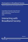 Buchcover Interacting with Broadband Society